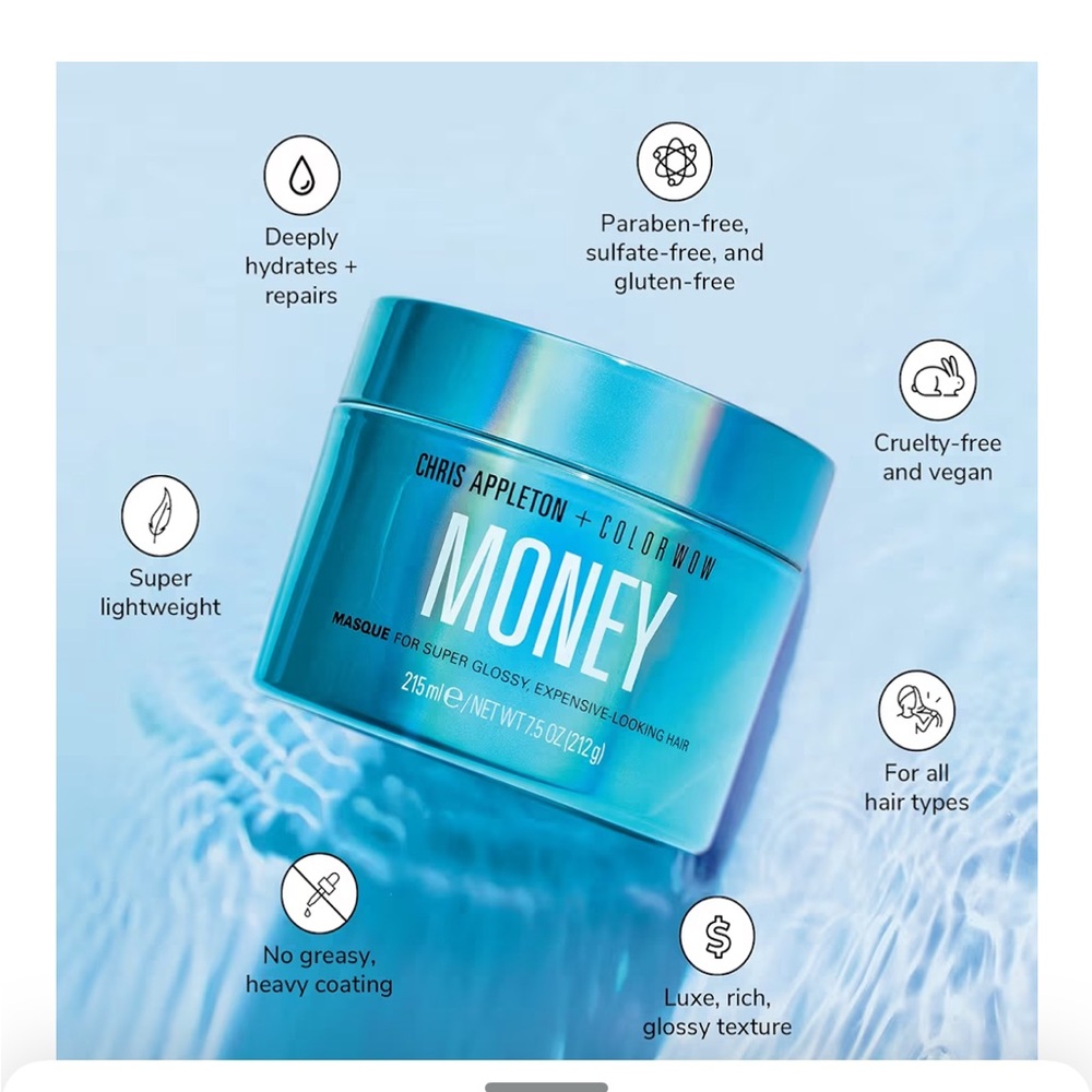 Color Wow Money Masque
Deep Hydrating Hair Treatment - Picture 4 of 10